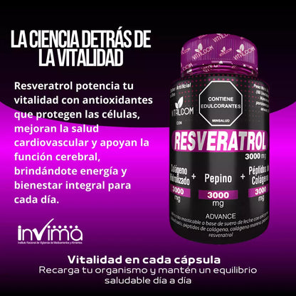 Resveratrol Concentrado 3000mg